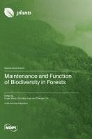 bokomslag Maintenance and Function of Biodiversity in Forests