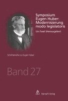 bokomslag Symposium Eugen Huber: Modernisierung modo legislatoris