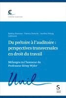 Du prétoire à l'auditoire : perspectives transversales en droit du travail