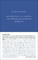 Einleitungen zu Goethes Naturwissenschaftlichen Schriften 1