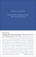 bokomslag Gedanken während der Zeit des Krieges (1915) und weitere Texte zum Weltgeschehen (1917-1921)