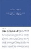 Rudolf Steiner, Rudolf Steiner Nachlassverwaltung, Andrea Leubin - Gedanken während der Zeit des Krieges (1915) und weitere Texte zum Weltgeschehen (1917-1921), Inbunden