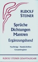Rudolf Steiner, Rudolf Steiner Nachlassverwaltung - Sprüche, Dichtungen, Mantren., Inbunden