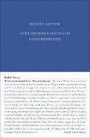 Rudolf Steiner, Rudolf Steiner Nachlassverwaltung - Geisteswissenschaftliche Menschenkunde, Inbunden
