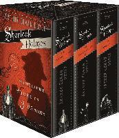 bokomslag Sherlock Holmes - Sämtliche Werke in 3 Bänden (Die Erzählungen I, Die Erzählungen II, Die Romane) (3 Bände im Schuber)