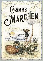 Jacob Grimm, Wilhelm Grimm - Grimms Märchen - vollständige und illustrierte Schmuckausgabe mit Goldprägung, Inbunden