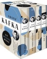 bokomslag Franz Kafka, Die großen Werke (Die Erzählungen - Der Verschollene - Der Prozess - Das Schloss) (4 Bände im Schuber)