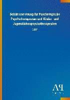 bokomslag Gebührenordnung für Psychologische Psychotherapeuten und Kinder- und Jugendlichenpsychotherapeuten