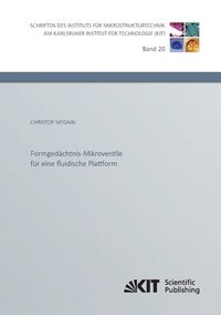 bokomslag Formgedächtnis-Mikroventile für eine fluidische Plattform