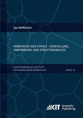 bokomslag Ferritische ODS-Stähle - Herstellung, Umformung und Strukturanalyse