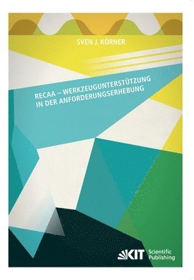 bokomslag RECAA - Werkzeugunterstützung in der Anforderungserhebung