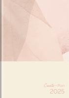 bokomslag Buchkalender Create & Plan Abstract 2025