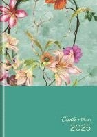 bokomslag Buchkalender Create & Plan Floral 2025