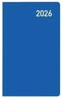 bokomslag Taschenkalender Saturn Leporello Karton blau 2026