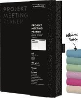 bokomslag Projekt-Meeting Planer Black