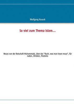 bokomslag So viel zum Thema Islam