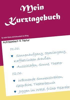 Mein Kurztagebuch 1