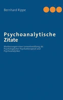 bokomslag Psychoanalytische Zitate