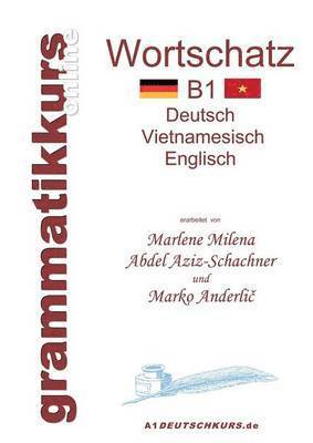 bokomslag Wrterbuch Deutsch-Vietnamesisch-Englisch Niveau B1