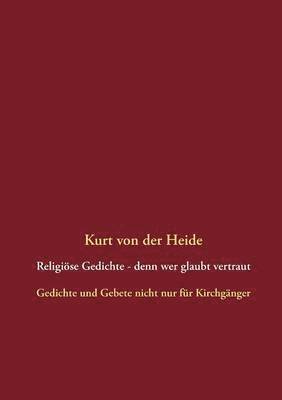 bokomslag Religise Gedichte - denn wer glaubt vertraut