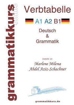 Verbtabelle Deutsch A1 A2 B1