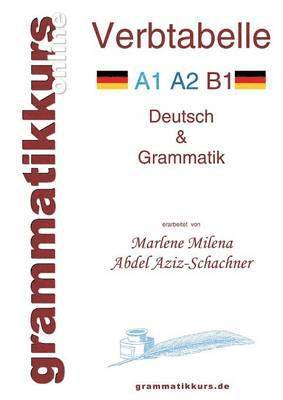 Verbtabelle Deutsch A1 A2 B1 1