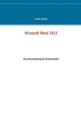 bokomslag Microsoft Word 2013