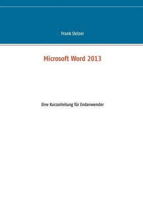 bokomslag Microsoft Word 2013