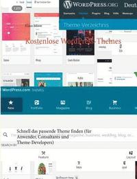 bokomslag Kostenlose WordPress-Themes