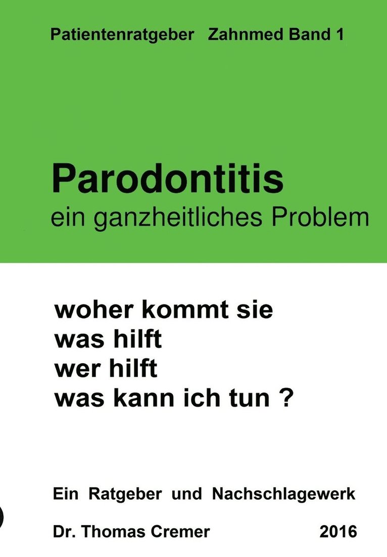 Parodontitis ein ganzheitliches Problem 1