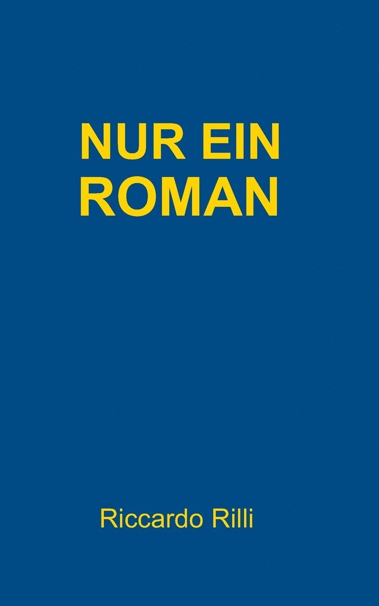 Nur ein Roman 1