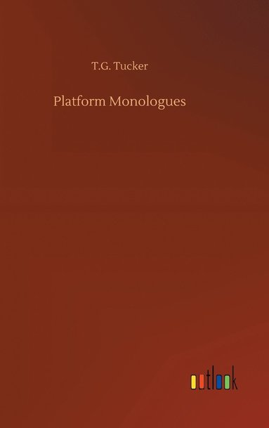 bokomslag Platform Monologues