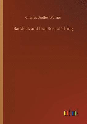 Charles Warner, Charles Dudley Warner - Baddeck and that Sort of Thing, Häftad