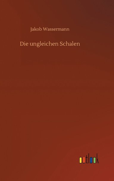 bokomslag ungleichen Schalen