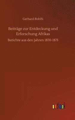 bokomslag Beitrge zur Entdeckung und Erforschung Afrikas