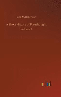 bokomslag Short History of Freethought