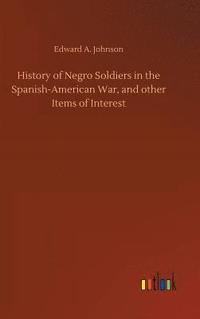 bokomslag History of Negro Soldiers in the Spanish-American War, and other Items of Interest