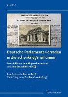 bokomslag Deutsche Parlamentarierreden in Zwischenkriegsrumänien