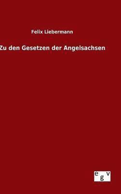 bokomslag Zu den Gesetzen der Angelsachsen