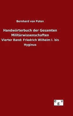 bokomslag Handwrterbuch der Gesamten Militrwissenschaften