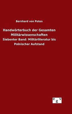 bokomslag Handwrterbuch der Gesamten Militrwissenschaften