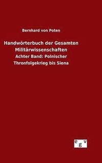 bokomslag Handwrterbuch der Gesamten Militrwissenschaften