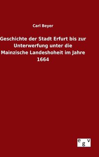 bokomslag Geschichte der Stadt Erfurt bis zur Unterwerfung unter die Mainzische Landeshoheit im Jahre 1664