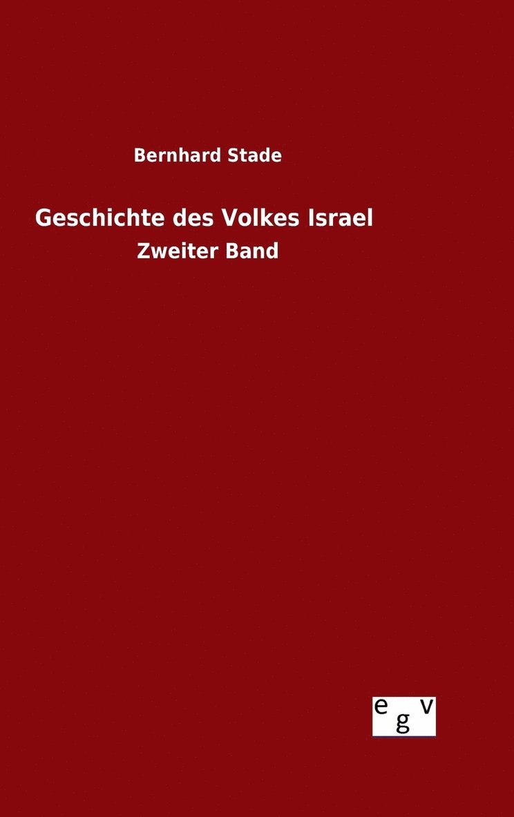 Geschichte des Volkes Israel 1