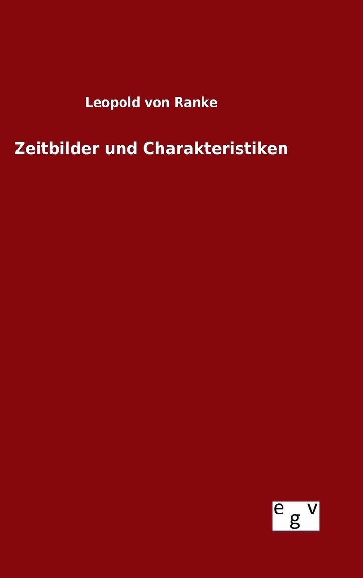 Zeitbilder und Charakteristiken 1