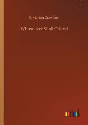 bokomslag Whosoever Shall Offend