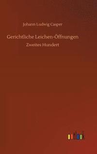 bokomslag Gerichtliche Leichen-ffnungen