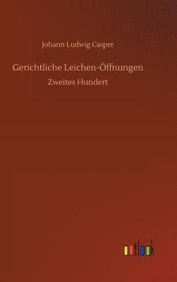 bokomslag Gerichtliche Leichen-ffnungen