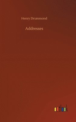 bokomslag Addresses