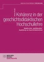 bokomslag Kohärenz in der geschichtsdidaktischen Hochschullehre